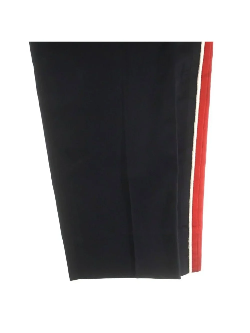 Gucci Side Line Silk Blend Rayon Track Pants Black